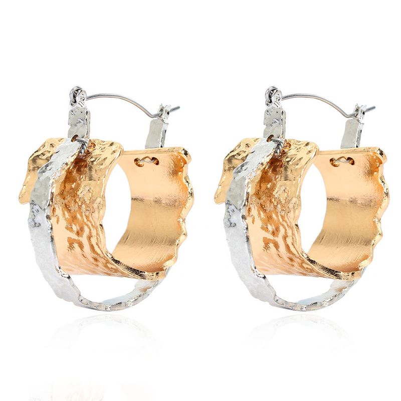 Fashion Geometric Alloy Electroplating Earrings Retro Metal Wild Earrings Wholesale Nihaojewelry