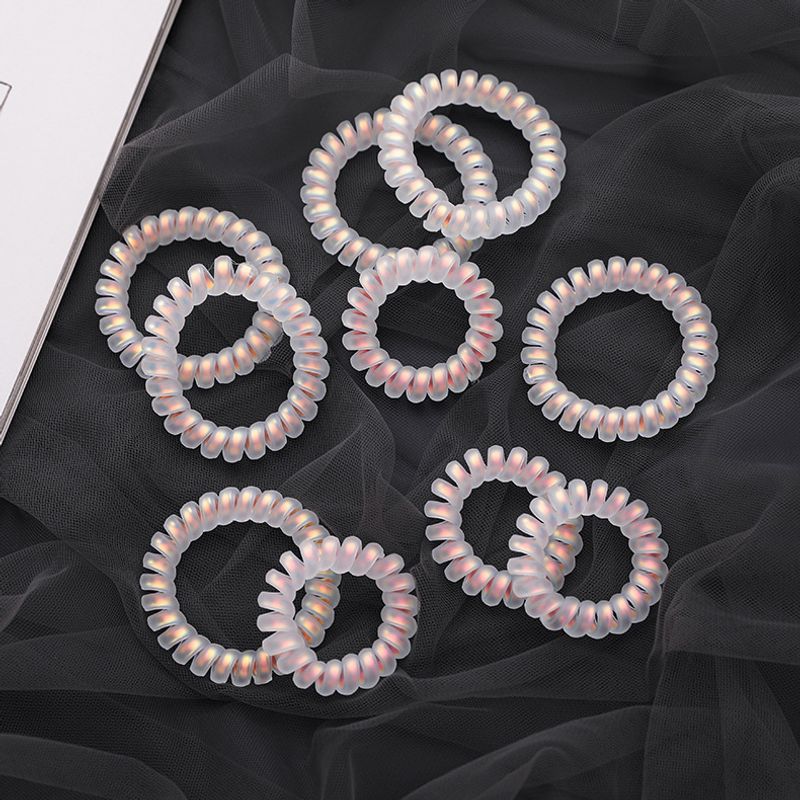 Frosted Mermaid Phone Line Hair Ring Trumpet Head Rope Korea Phone Rope Hair Accessories Wholesale Nihaojewelry