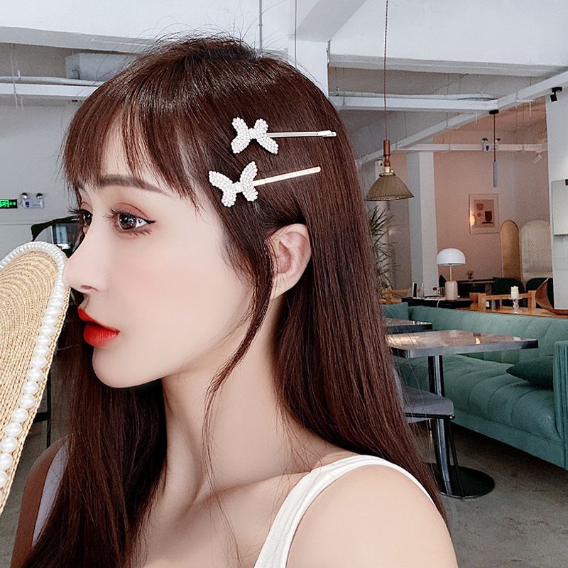 Little Fairy Hair Accessories Korean Small Butterfly Side Clip Girl Side Bangs Hair Wholesale Nihaojewelry