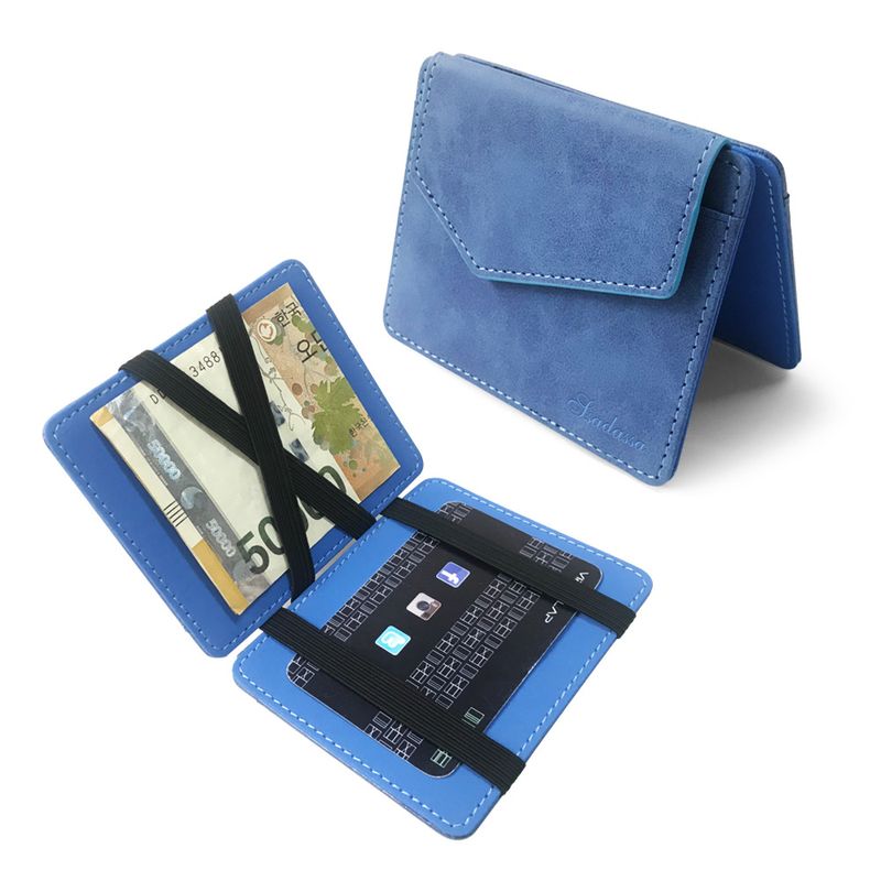 Korean Creative Small Wallet Pu Magic Bag Men's Wallet Mini Coin Purse Men's Wallet Wholesale Nihaojewelry