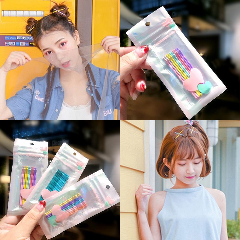 Korea Wave Clip Hairpin Korea Girl Color Bangs Clip Hairpin Jewelry Wholesale Nihaojewelry