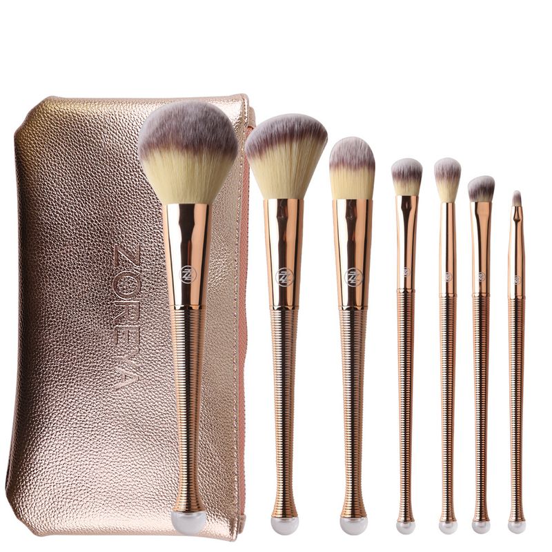 Zoreya Grenz Überschreiten Der Großhandel Meerjungfrau Make-up Pinsel Set 8 Nylon Haar Make-up Werkzeuge Make-up Pinsel Set