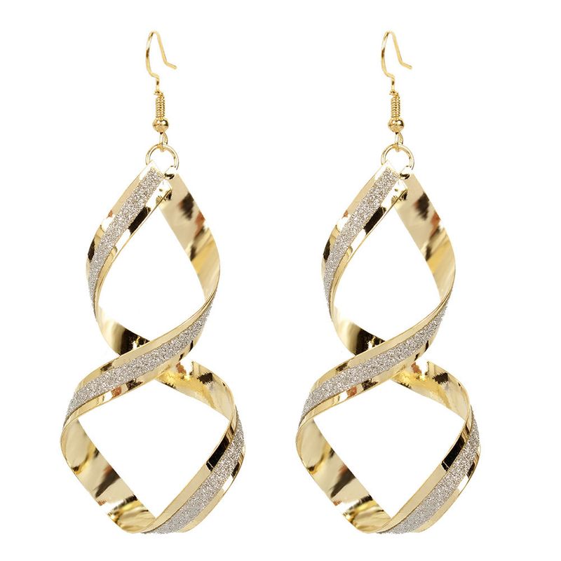 Fashion Geometric Spiral Cross-border Wild Earrings Ladies Personality Wild Retro Earrings Wholesale Nihaojewelry