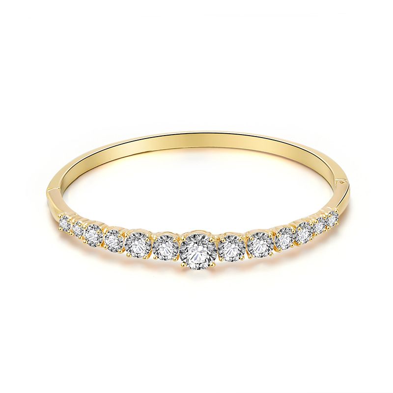Korea Fashion New Simple Style Alloy Diamond Bracelet Wholesale Nihaojewelry