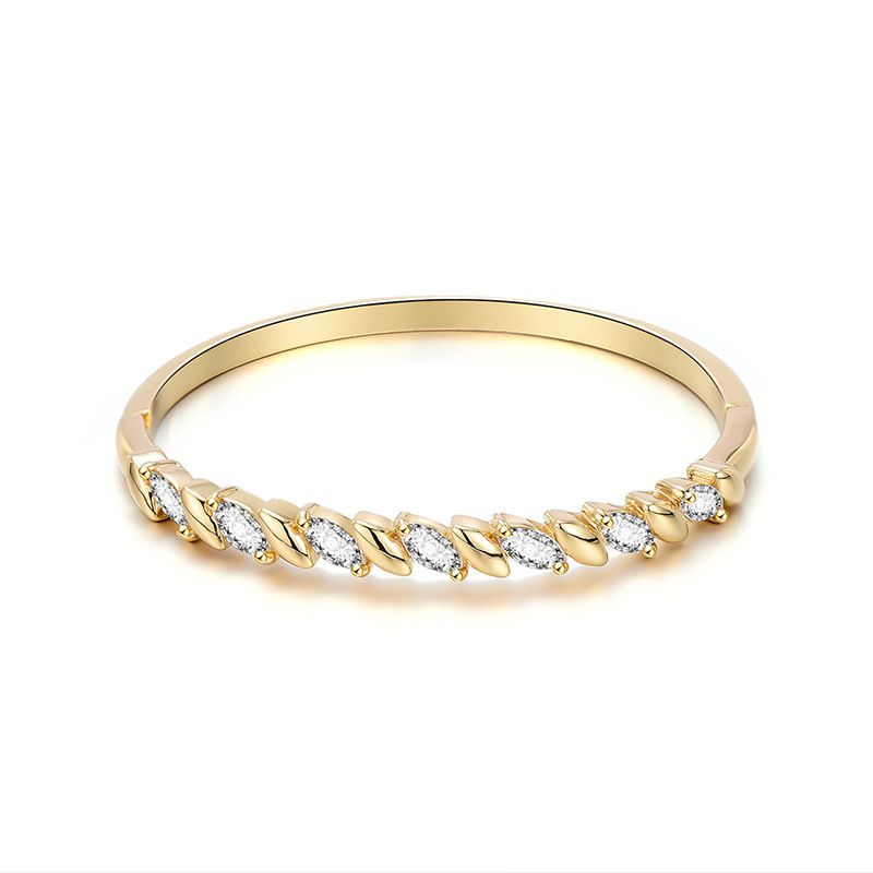 Hot Spot En Gros Mode Nouveau Alliage Bracelet Personnalité Simple Zircon Micro-incrusté Bracelet En Gros Nihaojewelry