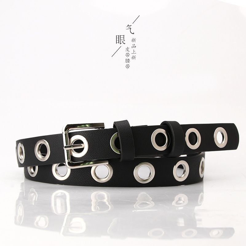 Women's Band Fashion Hollow Decorative Belt With Jeans Punk Style Pu Belt Wholesale Nihaojewelry