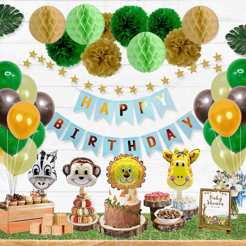 Children's Forest Animal Theme Birthday Decoration Balloon Package Decoration Balloon Wholesale Nihaojewerly