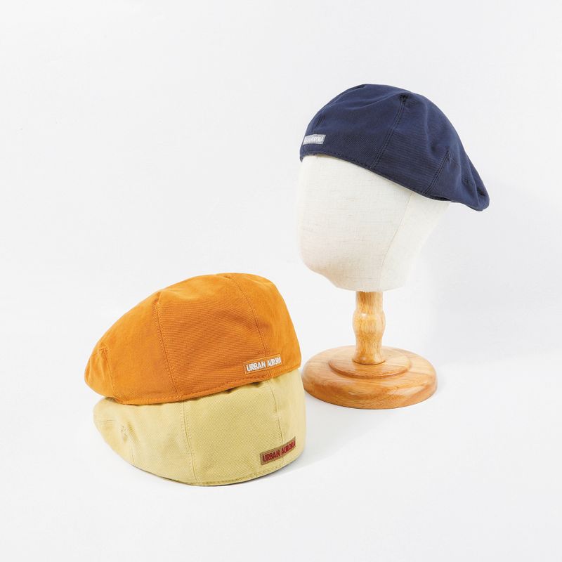 Nischen Hut, Blaue Baskenmütze, Weiblicher Trend, Ins Brief, Retro-marine-stil, Japanischer Anti-vorwärts Hut, Männlicher Trend, Sommer