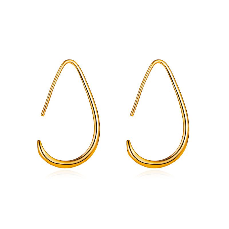 New Earrings Simple Water Drop Earrings Geometric Earrings Ear Hook Earrings Wholesale Nihaojewelry