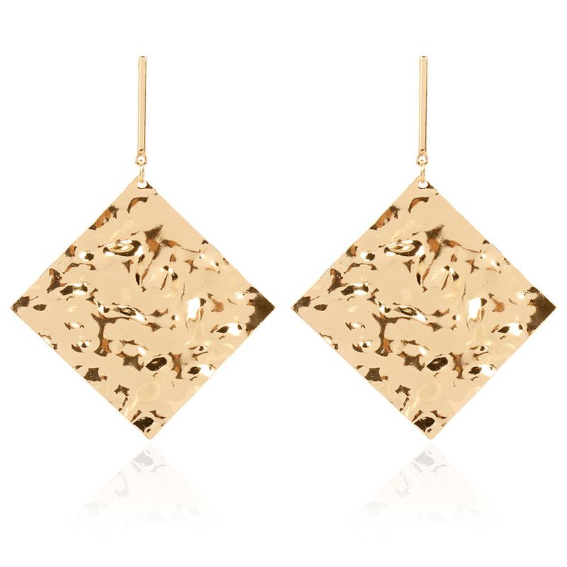 Retro Style Alloy Diamond Gold Earrings Fashion Earrings Wholesale Nihaojewelry
