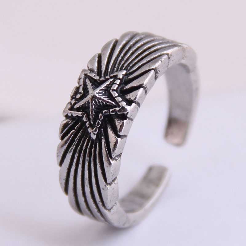 Fashion New  Retro Simple Meteor Opening Ring Wholesale
