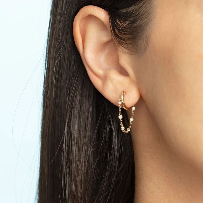 2020 Koreanische Neue Ohrringe Frauen Multi-cutter-kette Persönlichkeit Ohrringe Temperament Lange Fransen Ohrringe Ohrringe Frauen