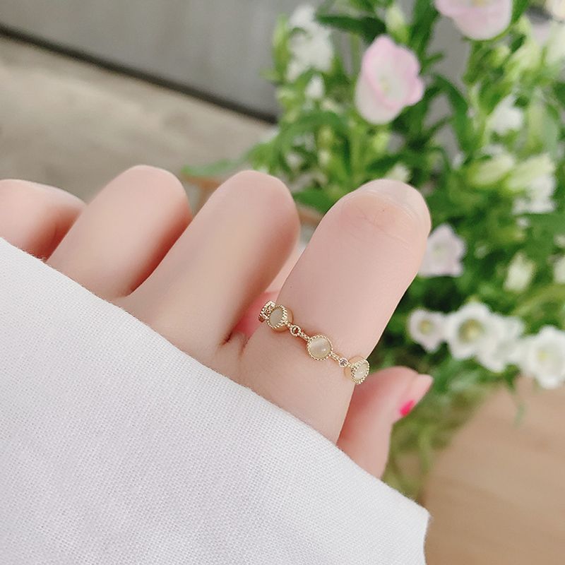 Hot Sale Small Round Ring Fashion Simple Finger Ring Wholesale Nihaojewelry