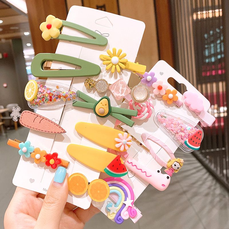 Korean Hairpin Color Word Clip Side Clip Small Clip Headdress Hairpin Wholesale Nihaojewelry