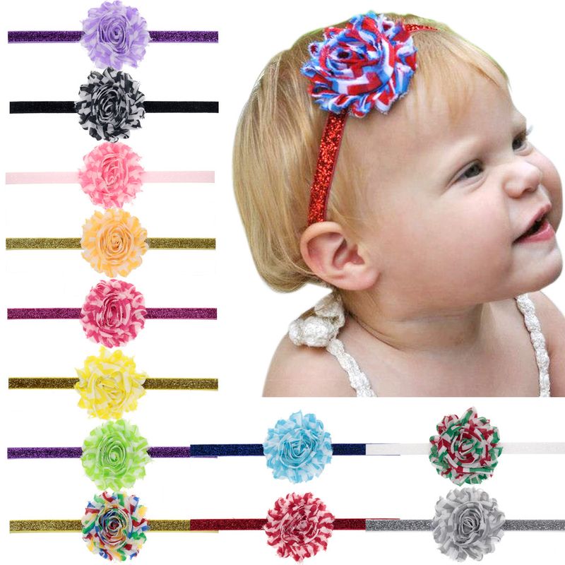 Children's Jewelry Wholesale Baby Wave Sun Flower Hair Band Raw Scallion Lead Band