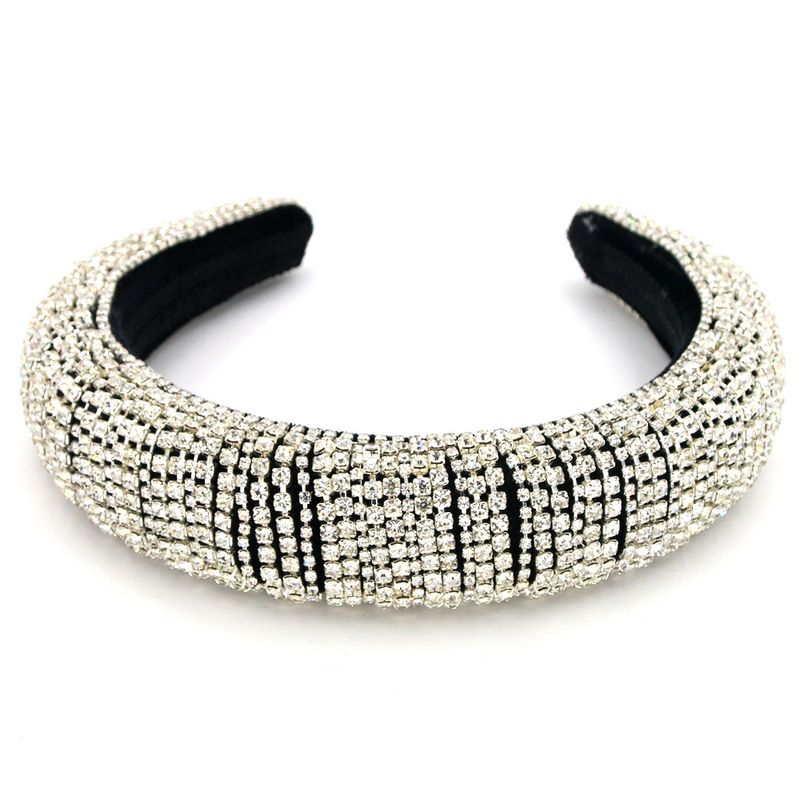 Simple Fashion Exquisite Trend Baroque Fashion Hair Accessories Headband Full Of Rhinestone Headband Accessories Nihaojewelry