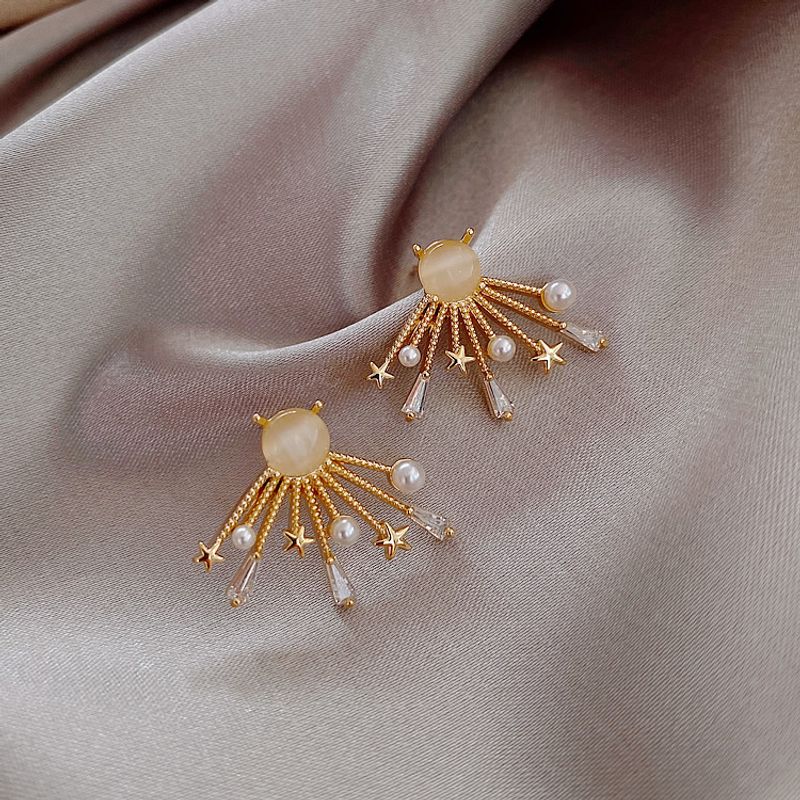 Moda 925 Aguja De Plata Pendientes De Perlas Simples Moda Salvaje Nuevos Pendientes Coreanos De Moda Para Mujeres Nihaojewelry