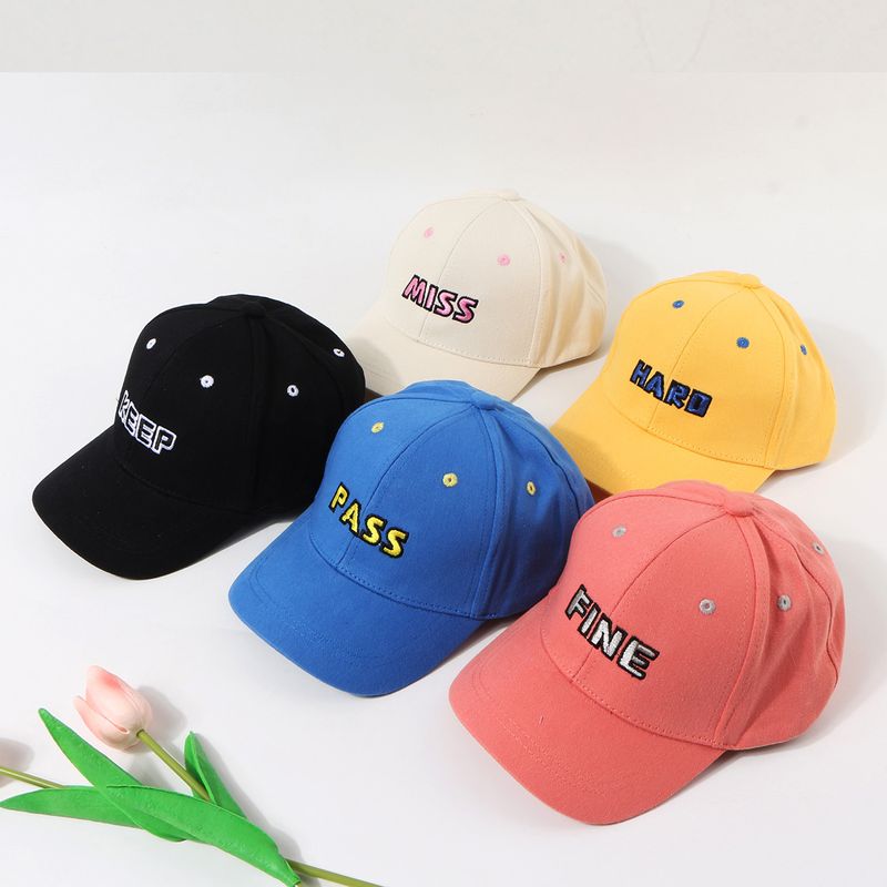 Children's Hat Baseball Cap Korean New Baby Caps Embroidery Sunscreen Sun Hat Wholesale Nihaojewelry