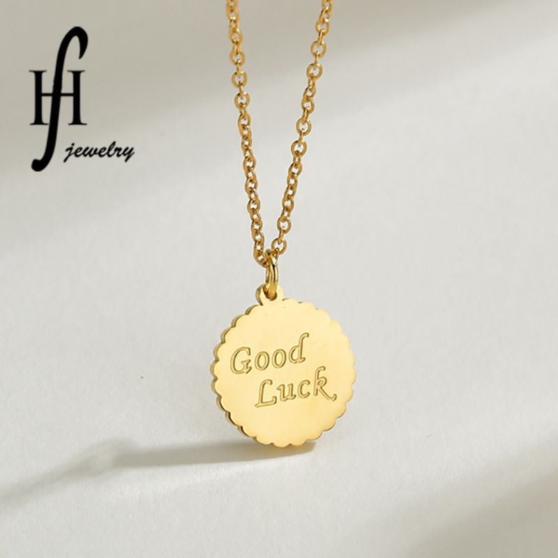 Fashion Beer Cover Necklace For Women Trend Korean Fashion English Pendant Clavicle Necklace Nihaojewelry