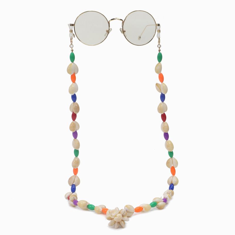 Simple New Style Hand-woven Colorful Conch Glasses Chain Fashion Non-slip Glasses Rope Wholesale Nihaojewelry