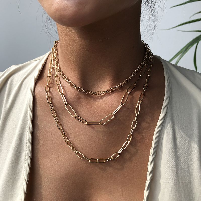 Fashion Bohemia Neck Accessories Retro Necklaces Alloy Necklaces Multi-layer Suit Necklace For Women Wholesale Nihaojewelry