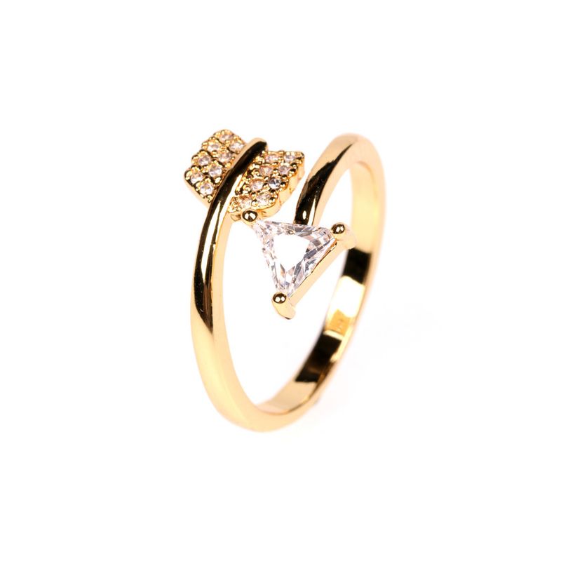 Fashion Diamond Arrow Open Ring Creative Joint  Ring Wholesale Nihaojewelry