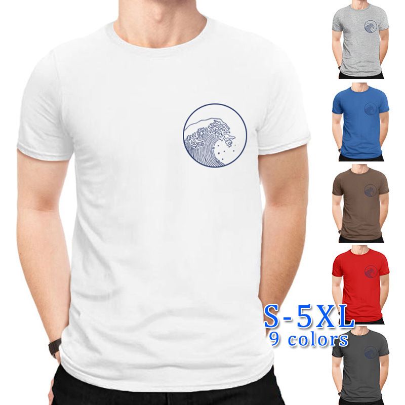 Men's Short Sleeve T-shirts Casual Cartoon
