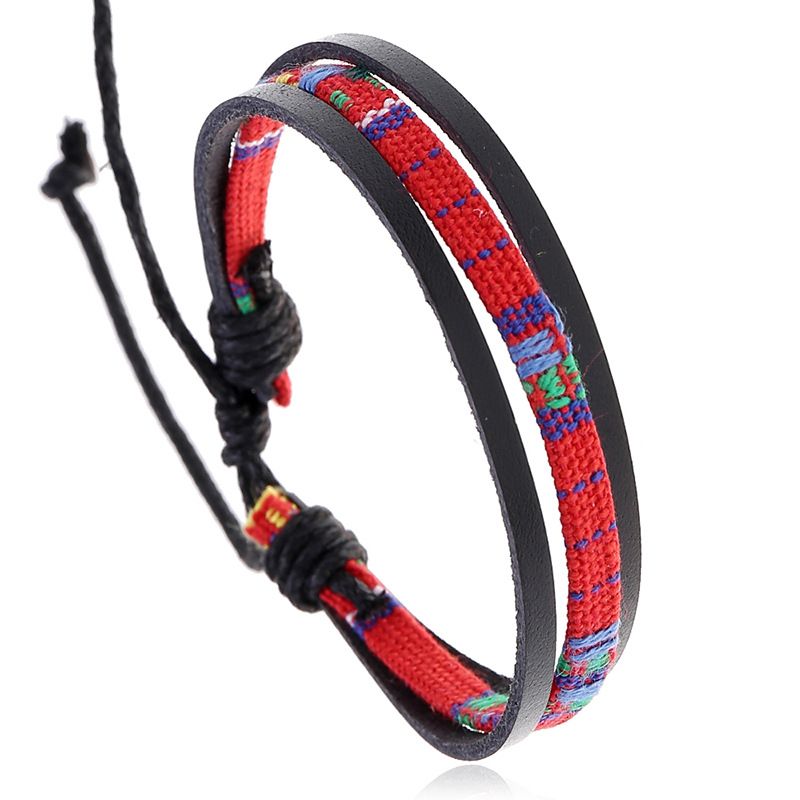 Hot-selling Jewelry Hand-woven Multilayer Retro Leather Ethnic Style Bracelet Nihaojewelry