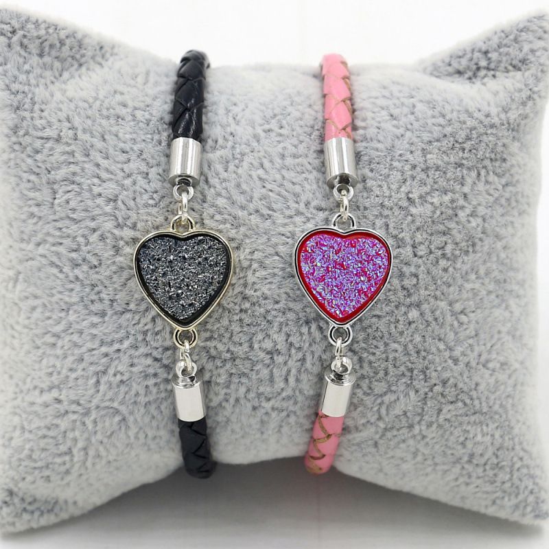 Love Bracelet Extension Chain Adjustable Cowhide Braided Rope Bracelet Couple Accessories Wholesale