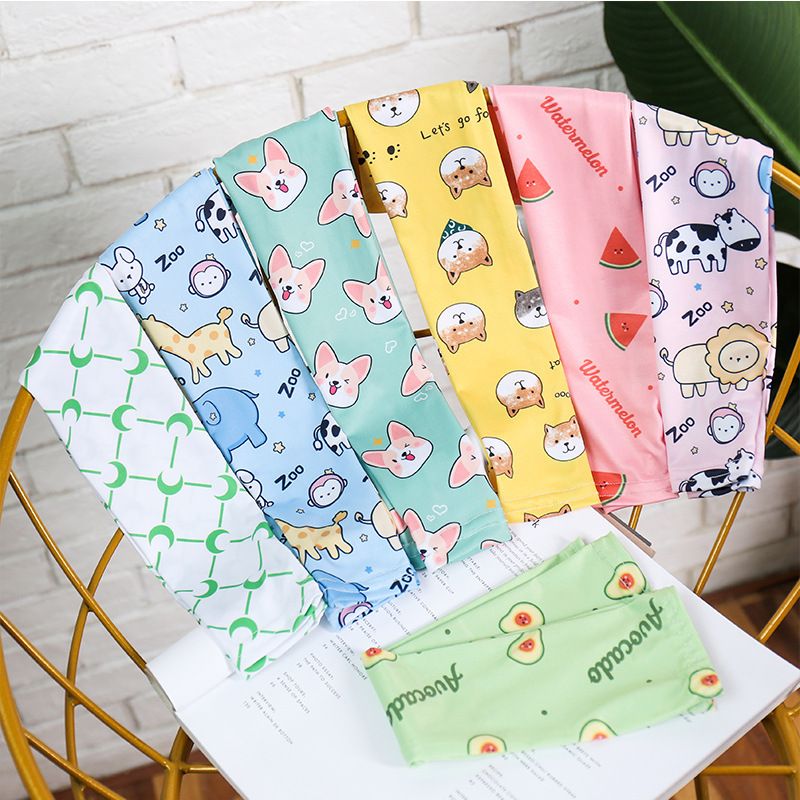 Children's Sunscreen Ice Silk Cute New Boys And Girls Outdoor Sleeves Animal Uv Protection Baby Ice Sleeves Wholesale Nihaojewelry