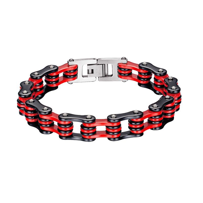 Fashion New  Trend Locomotive Chain Stainless Steel Bracelet   Fashion Titanium Steel Chain Jewelry Nihaojewelry Wholesale