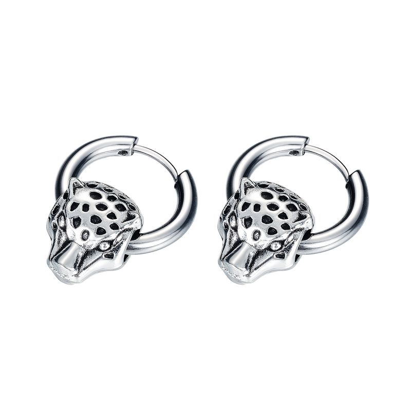 New Korean  Fashion Earrings Trendy Male Personality Jewelry Titanium Steel Men's Simple Earrings  Nihaojewelry Wholesale