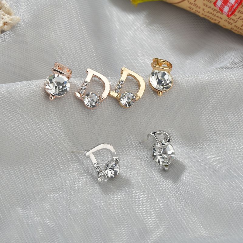 Hot Sale Silver Needle Simple Asymmetric Earrings Small Commuter Earrings Wholesale Nihaojewelry