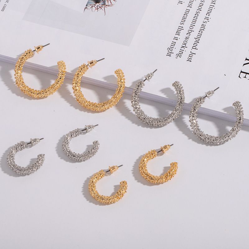 Minimalist Geometric Circular Retro  Irregular Style Earrings Wholesale Nihaojewelry