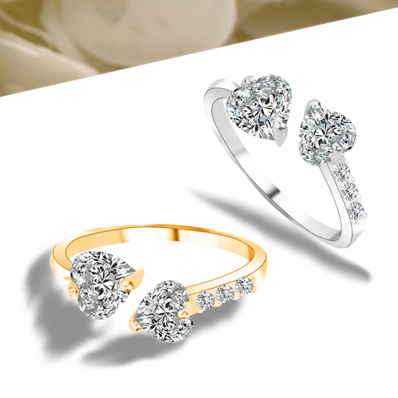 Hot Selling Fashion All-match Diamond  Zircon Ring  Wholesale