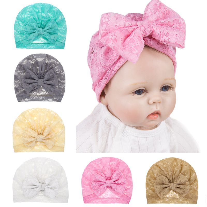 Fashion Children's Lace Hat Bowknot Lace Hood Hat Wholesale Nihaojewelry