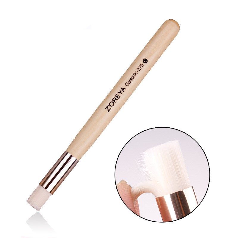 Wholesale Hot Selling Makeup Brush Nylon Hair Nasal Wash Brush With Wooden Handle