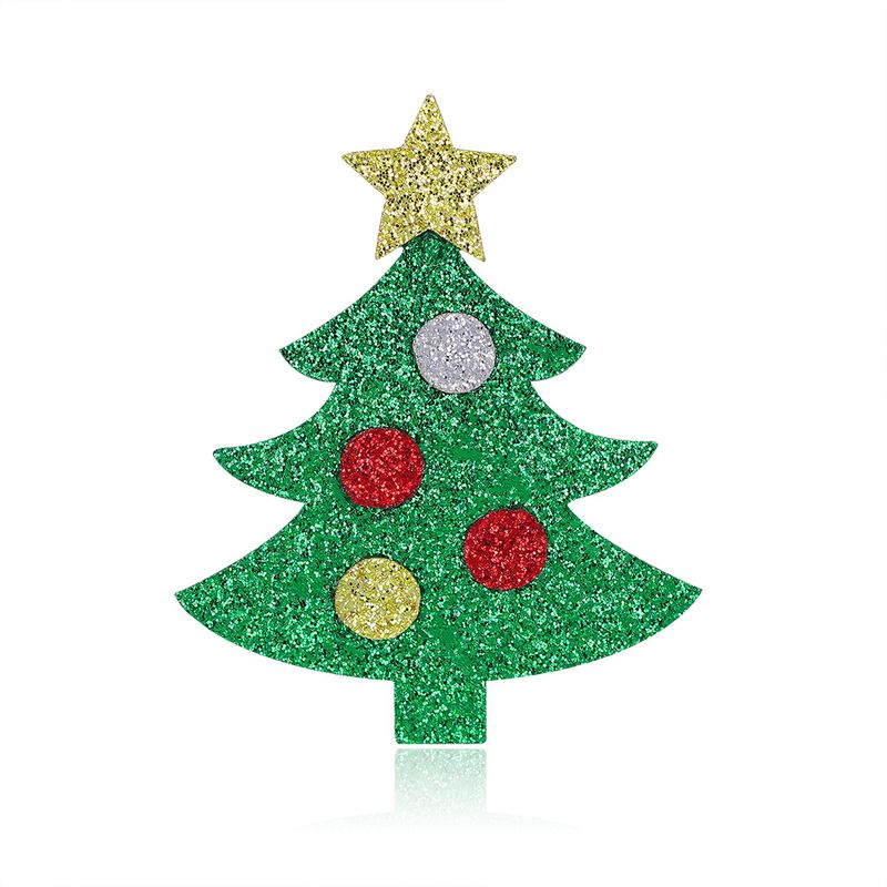 Fashion Christmas Ornaments Fashion Creative Felt Christmas Tree Brooch Wholesale