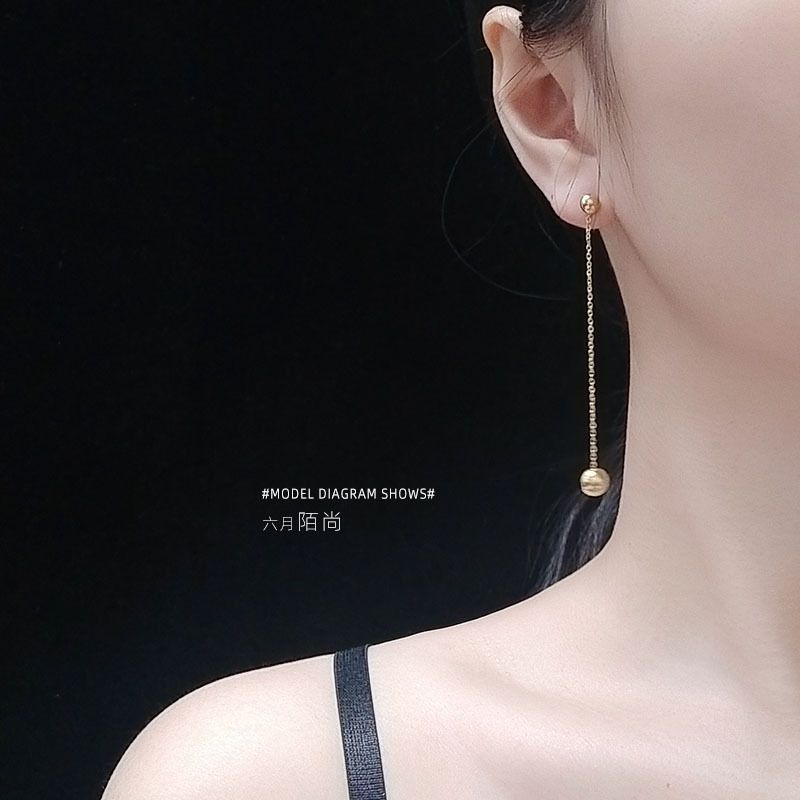 Fashion Steel Ball Titanium Steel Material Non-fading Earrings Wholesale Nihaojewelry