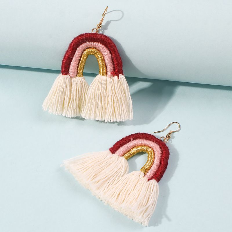 Bohemian Ethnic Style Earrings Romantic Tassel Fashion Earrings