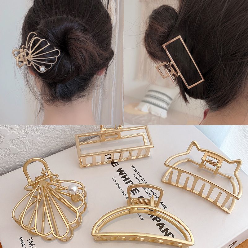 Corée Simple Perle Attraper Épingle À Cheveux En Gros Nihaojewelry