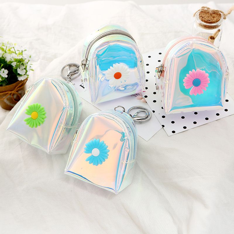 Hot-selling New Small Daisy Lady Cute Coin Purse Color Cartoon Student Storage Coin Bag Wholesale