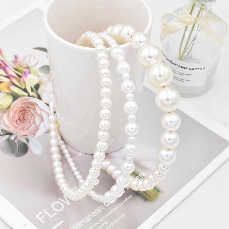 Perlen Oversized Pearl Stirnband Haarschmuck Highlight Pearl Stirnband Großhandel