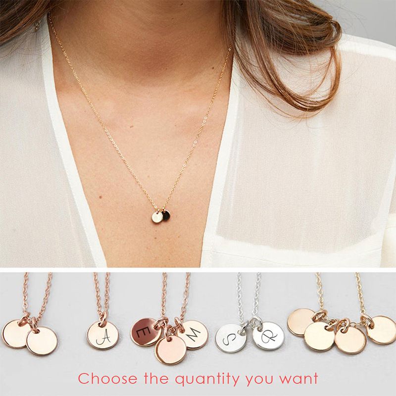 Hot Selling Fashion Jewelry Pendant Gold-plated Handmade Necklace Stainless Steel Women's Necklace