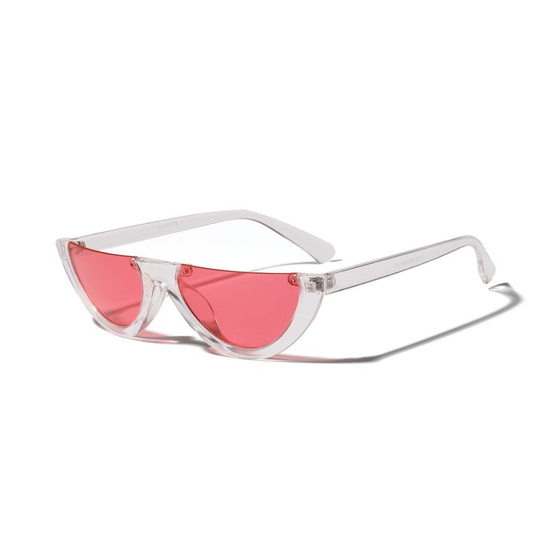 Untere Hälfte Rahmenfarbe Sonnenbrille Beliebte Cat-eye-sonnenbrille Großhandel