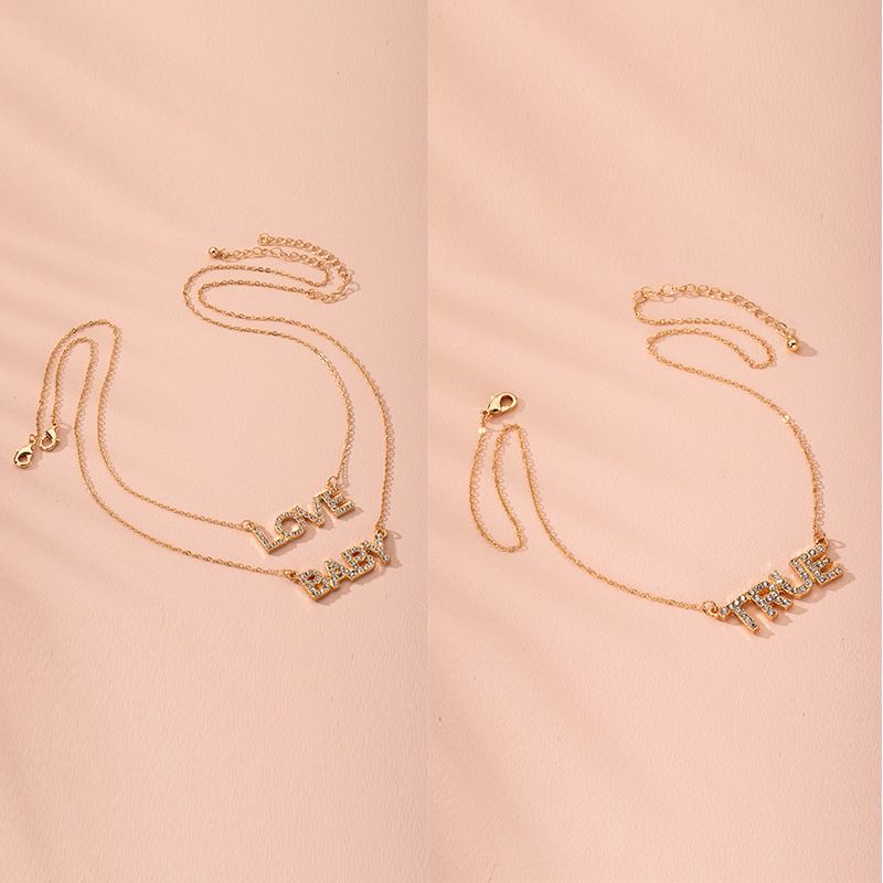 Moda Simple Collar De Cadena De Suéter De Disco Con Tachuelas De Diamantes Al Por Mayor Nihaojewelry