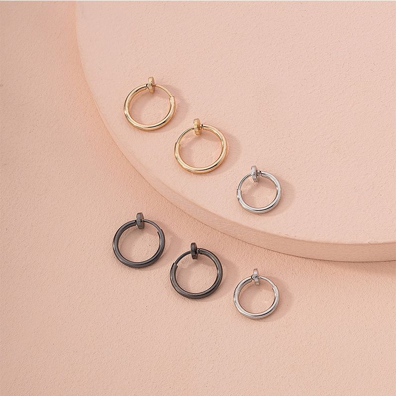Fashion Exaggerated Retro Simple Alloy Earrings For Women Wholesale
