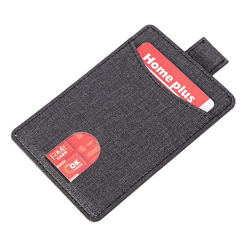 Fashion Linen Ultra-thin Men's Id Card Holder Work Card Hot Sale Wholesale