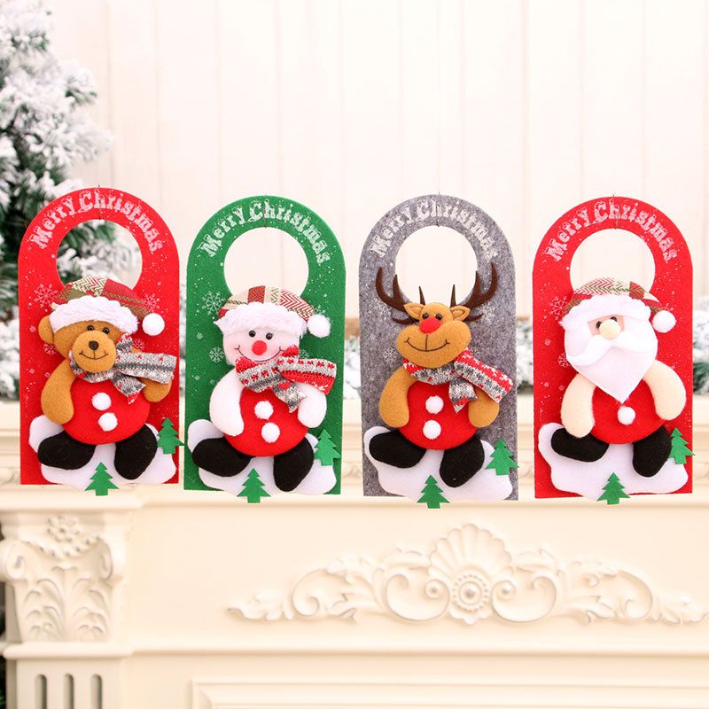New Christmas Ornaments Non-woven Cartoon Christmas Pendant Decoration