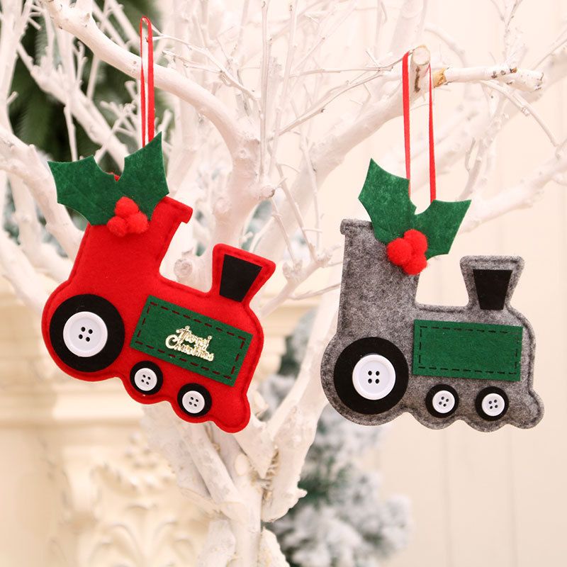 Christmas Fabric Car Pendant Christmas Tree Pendant Christmas Decorations Christmas Small Pendant Small Gift